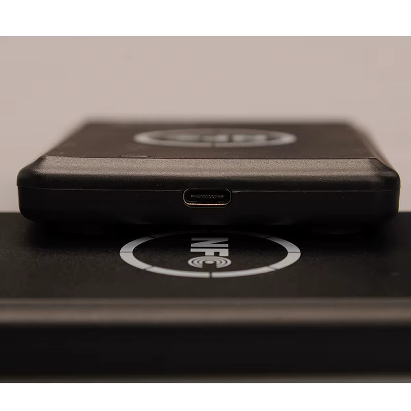 HACHANLUN RFID-Kopierer und NFC-Smartcard-Duplikator mit 13,56 MHz und 125 kHz, USB-Leser und Schreiber für UID, T5577 und EM4305, Schwarz - Bild 3
