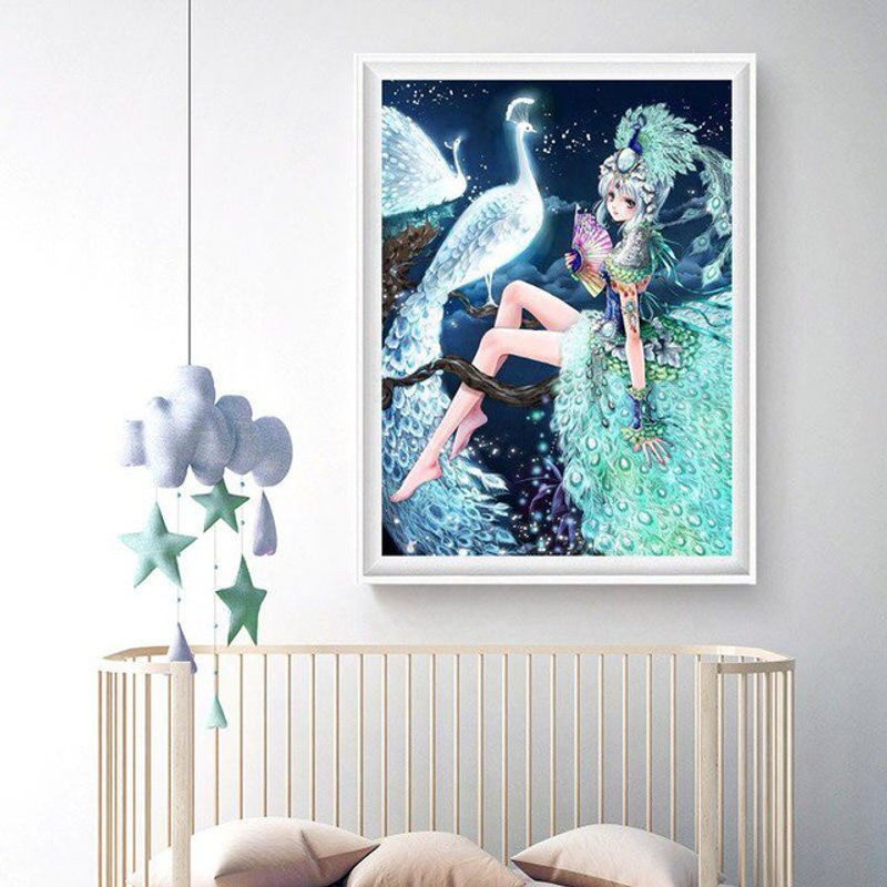 FIYO Diamond Painting Set für Wanddekoration, Mehrfarbig, B/H: 30 x 20 cm - Bild 1