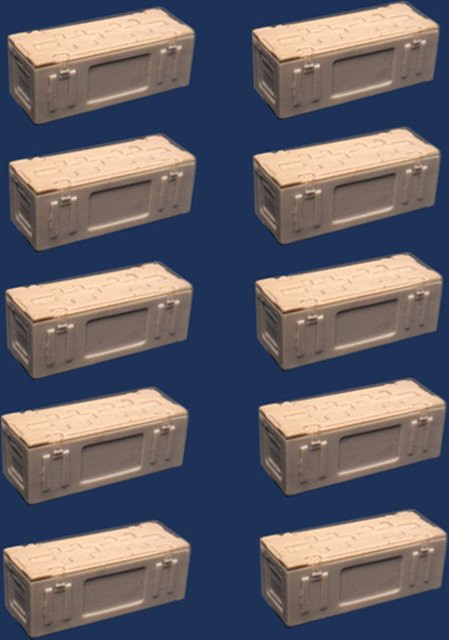 ZKBOZK Munitionsboxen, Militär, Zubehör, Resin, Kunststoff, 1/35 - Bild 1