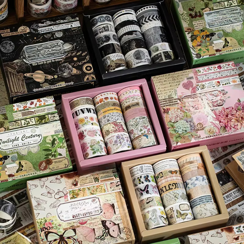 Mr.Paper 2Style Washi Tape Set mit 21 Rollen in Multicolour für Scrapbooking und Briefpapier im Kawaii Koreanischen Cartoon Design - Bild 3