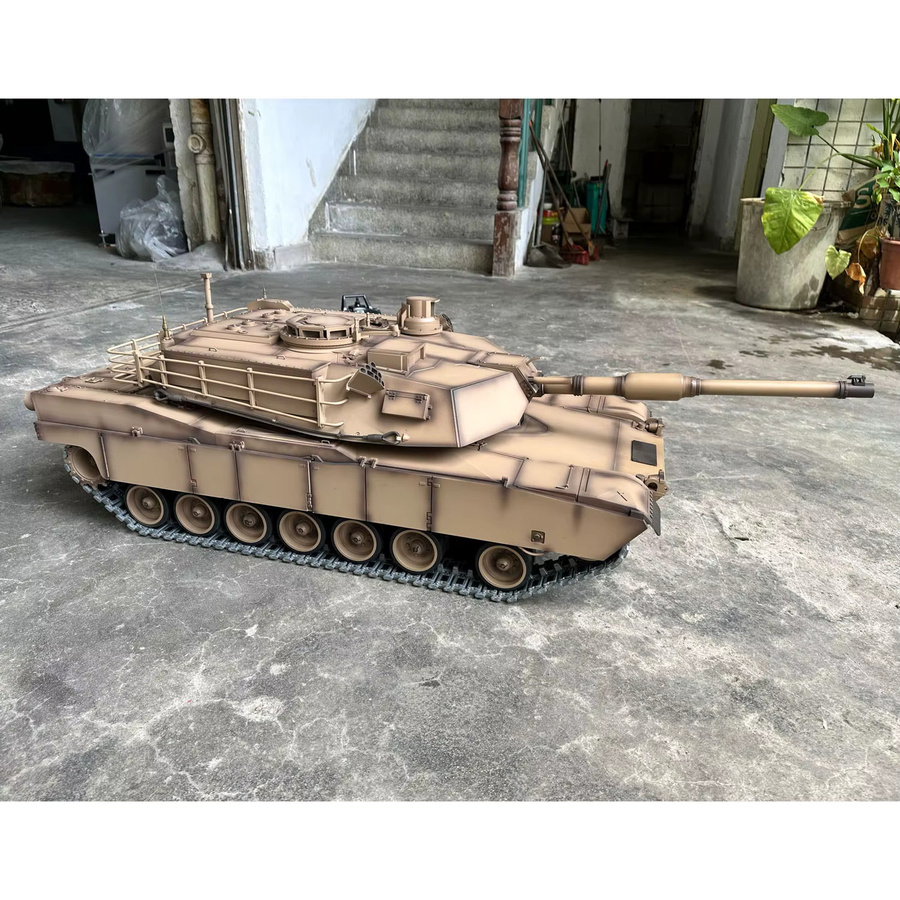 Henglong M1A2 Abrams Panzer, 1:8 Maßstab, Vollmetall, ferngesteuert - Bild 3