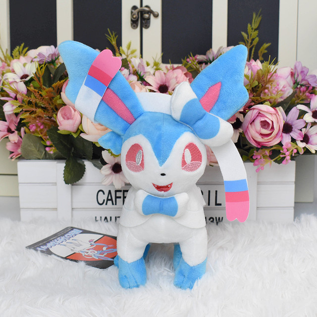 TAKARA TOMY Pokemon Sylveon Plüsch Anime Figur 22cm - Bild 1