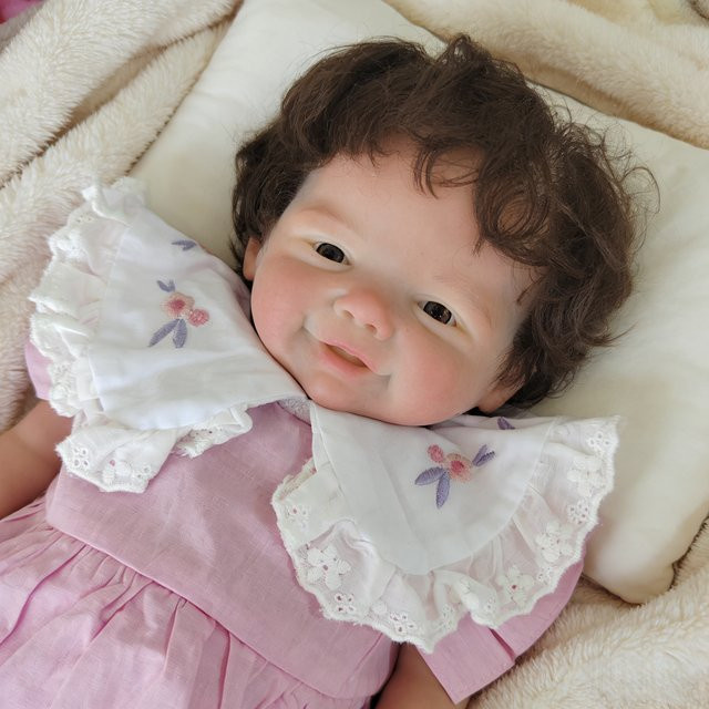 Saskia Reborn-Baby Vivienne, Mädchen, aus Silikon - Bild 1