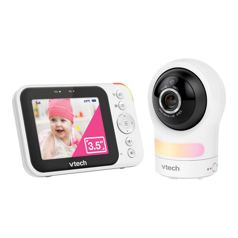 Vtech Babyphone mit Kamera RM4761 Audio-Video Überwachung in Weiß mit App-Steuerung und 300 m Reichweite - Bild 2