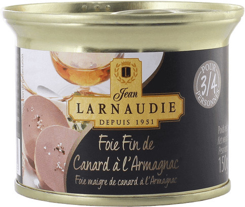 Jean Larnaudie Entenleberpastete mit Armagnac 150 g - Bild 1
