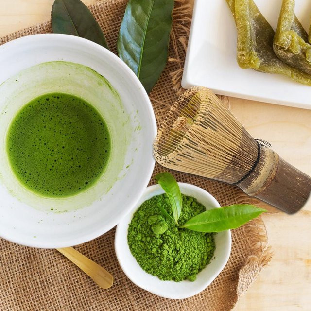 KaiSai Matcha Tee Besen aus Bambus im japanischen Stil für die Teezubereitung, beige - Bild 1