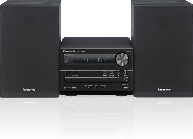Panasonic SC-PM254EG-K Micro HiFi System mit Bluetooth, CD, DAB+ und USB in Schwarz - Bild 2