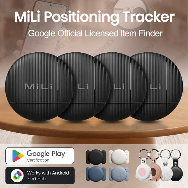 MiLi Litag Go Smart Tracker 4er-Pack Schwarz für Android-System als Brieftaschen- und Schlüsselfinder - Bild 1