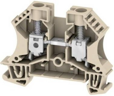 Hager KR100L Durchgangsklemme in Beige - Bild 1