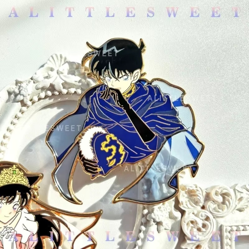 Bandai Detektiv Conan Emaille-Anstecknadeln, Metall, Bunt / Mehrfarbig - Bild 2