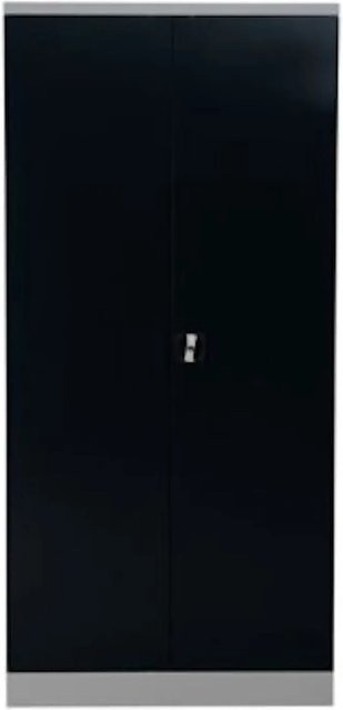 PROREGAL Stahlschrank Bee mit 4 Fachböden in Grau und Anthrazit, H x B x T: 195 x 92 x 50 cm - Bild 1