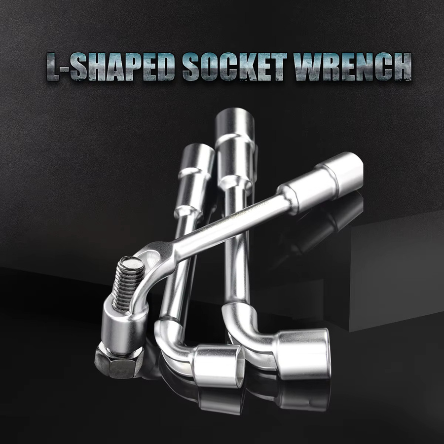 Laoa Multifunktions-Steckschlüssel aus Chrom-Vanadium in Silber, 7-in-1 Sechskant-Schlüssel für Werkstatt und Reparaturen, 6-14mm - Bild 2
