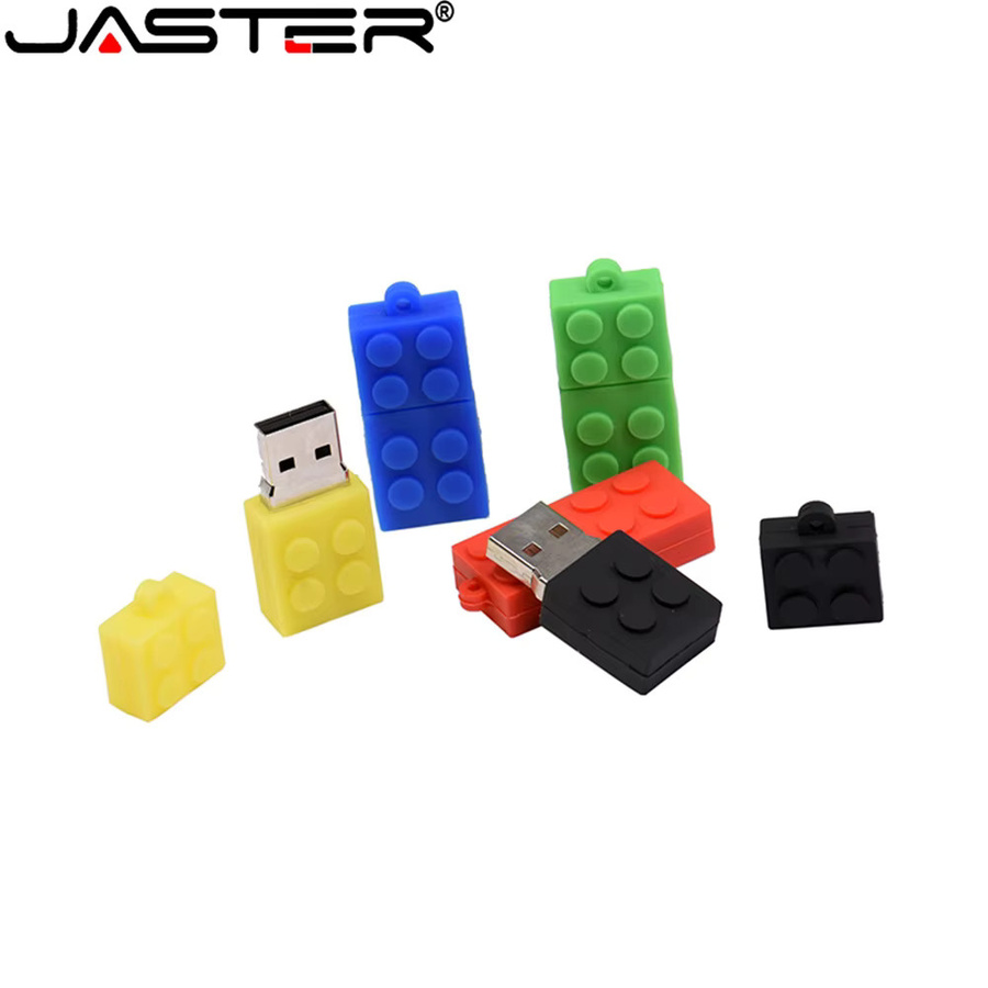 JASTER USB-Stick 2.0 im Silikon-Baustein-Design in verschiedenen Farben - Bild 2