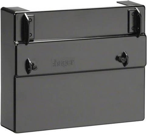 Hager KJ37Z Plombierhaube universell in Schwarz - Bild 1
