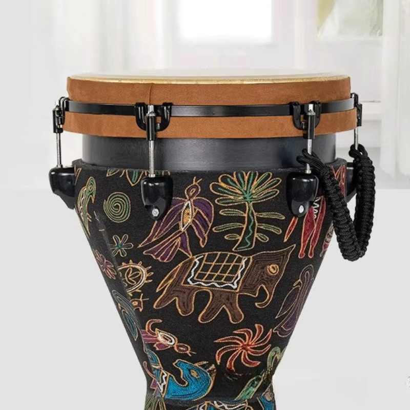 GIOIO Djembe Musik Trommel, Afrikanisches Musikinstrument - Bild 3