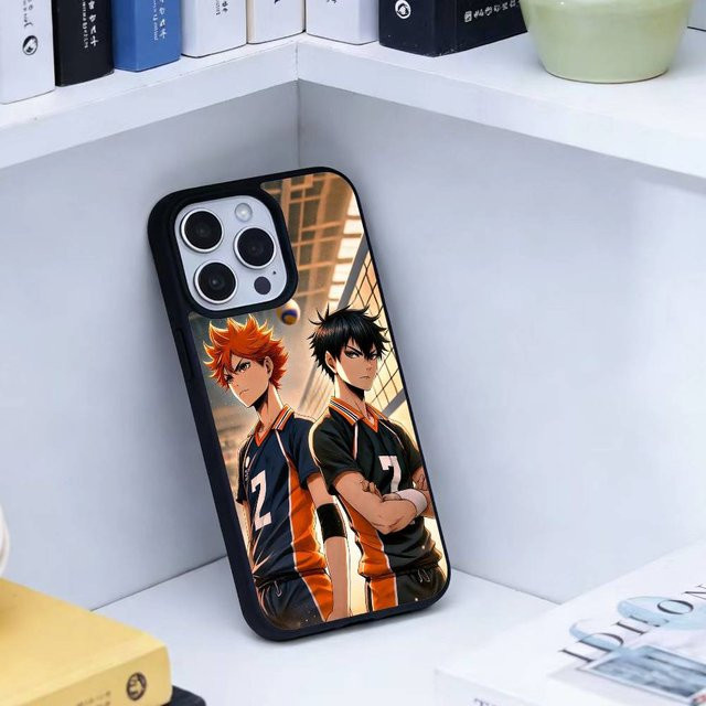 Anime Haikyuu Hinata Shoyo Handyhülle für iPhone 11 bis iPhone 17 Pro Max mit MagSafe Magnetisch Multicolor - Bild 1