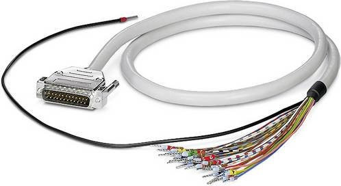 Phoenix Contact SPS-Verbindungsleitung CABLE-D- 9SUB/M/OE/0,25/S/2,0M 2926399 in Weiß - Bild 1