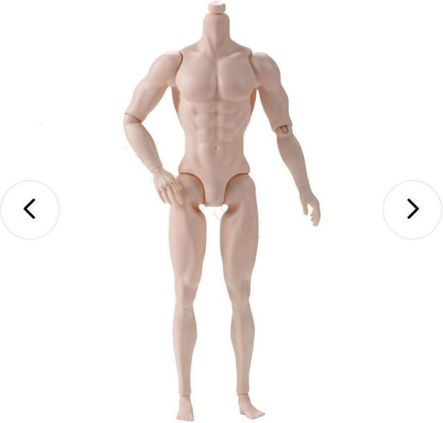 Yiran toy 1 Männlicher Puppenkörper, 31cm, weiß, ab 14 Jahren - Bild 1