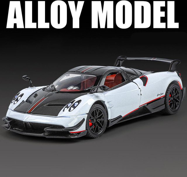 Linyi toy car Pagani Huayra Bc Sportmodell, 1:32, Metall, mit Licht und Sound, ab 18 Jahren - Bild 1