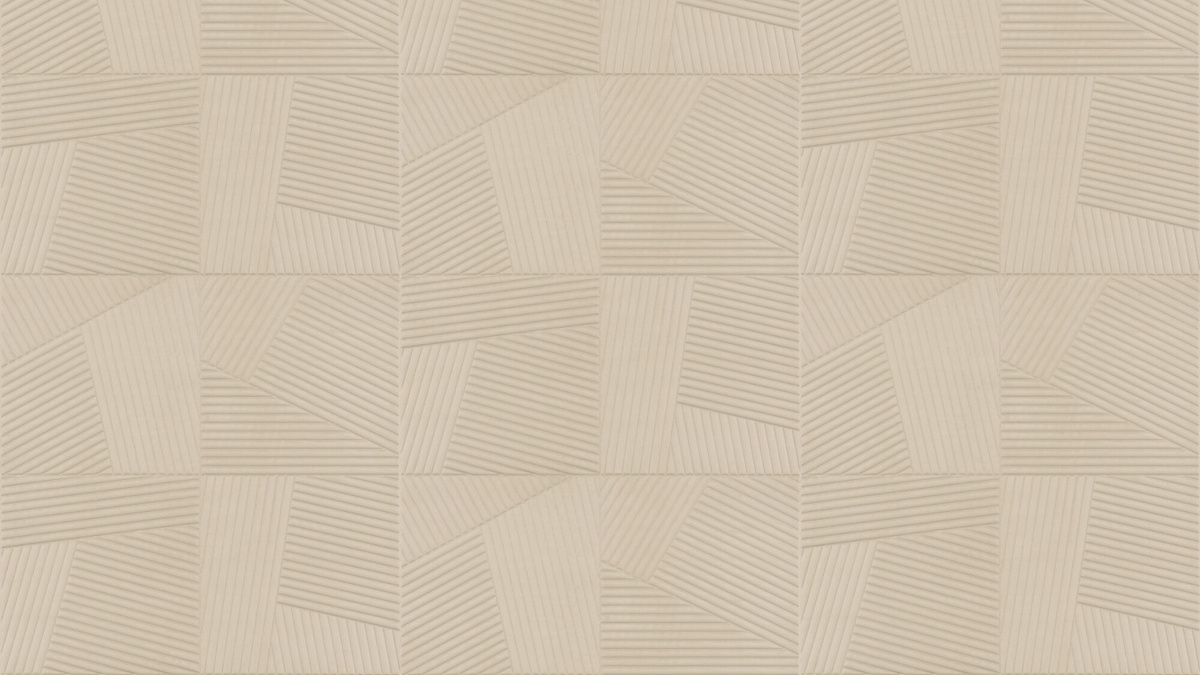 Arte International Tapete Shibumi in Sesame Beige mit abstraktem Streifenmuster und Textiloberfläche - Bild 1
