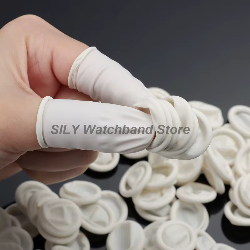 Latex-Handschuhe, Weiß, Unisex, Uhrenreparatur-Werkzeuge - Bild 2