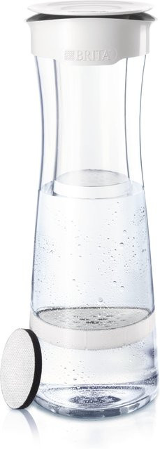 brita fill&serve Mind Wasserfilter-Karaffe in Weiß-Grau-Transparent - Bild 1