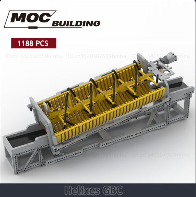 Helix gbc Modul Moc Building Block, Technologie, kreative Maschine, Motor Spielzeug - Bild 1