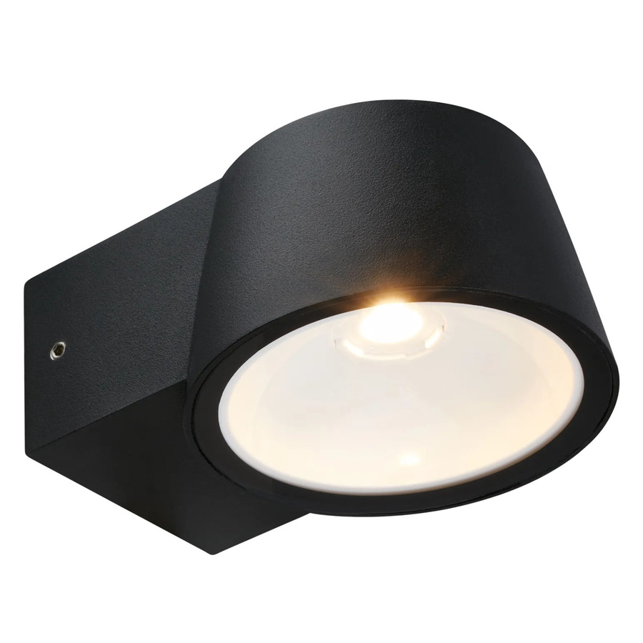 Telefunken LED-Outdoor-Wandleuchte IP54 in Schwarz aus Aluminium, Warmweiß, B/T/H: 5,5 x 9,5 x 13 cm - Bild 2