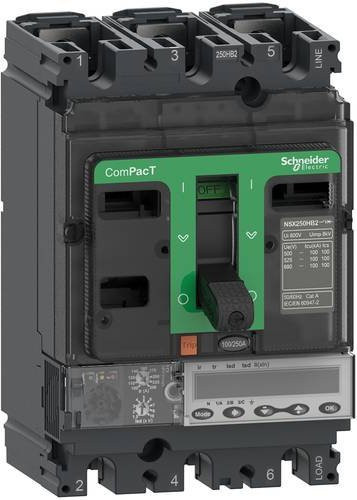 Schneider Electric C25W35E100 MCB Leistungsschalter grau - Bild 1