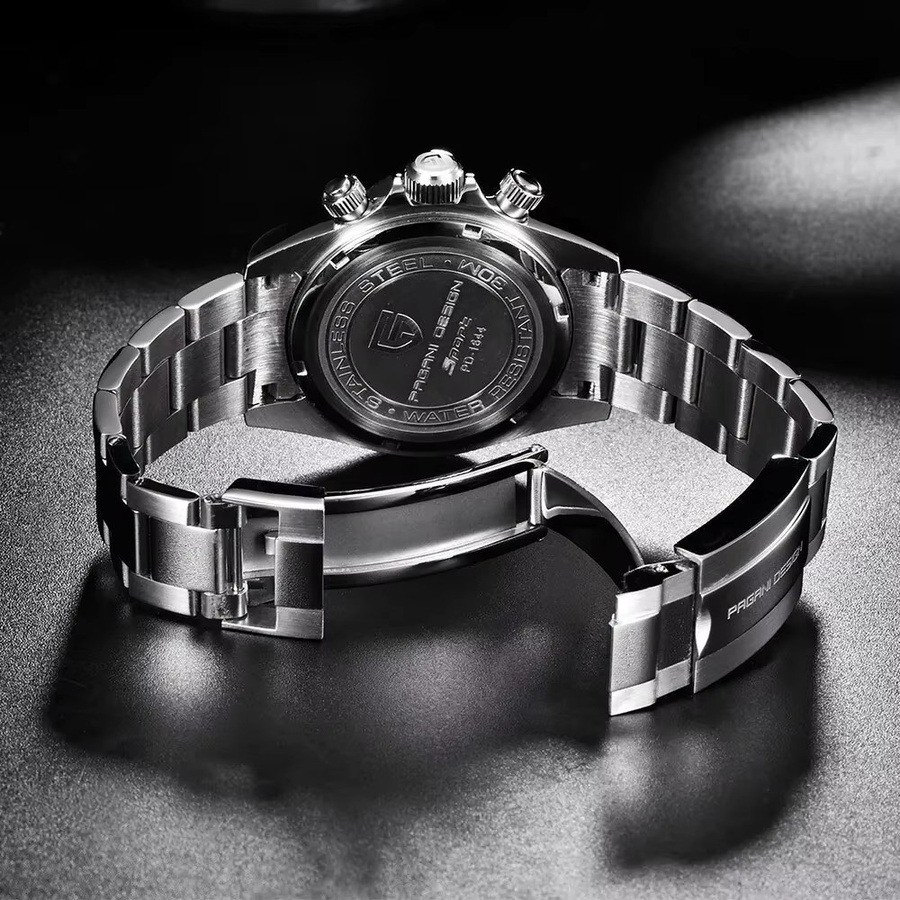 Pagani Design Chronograph, Quarz, Edelstahl, Keramik, Saphirglas, Herren - Bild 6