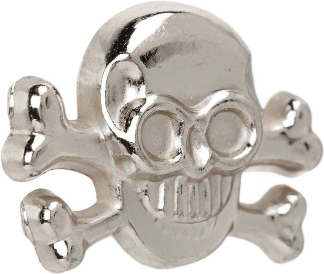 50 Sets Totenkopf-Nieten aus Zinklegende in Silber von ZuiyouSports1 zum Gestalten von Schuhen und Gürteln - Bild 1