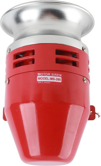 Aimo Elektrische Motorsirene mit 125dB Schallalarm in Rot - Bild 1