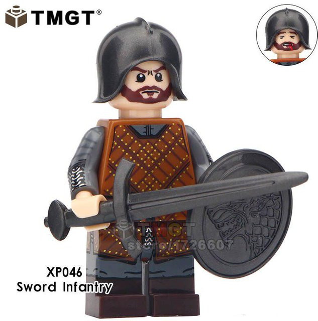 Hello Bricks Game Of Thrones Jaime Lannister Barristan Selmy, Bausteinspielzeug, Gold, ab 6 Jahren - Bild 1