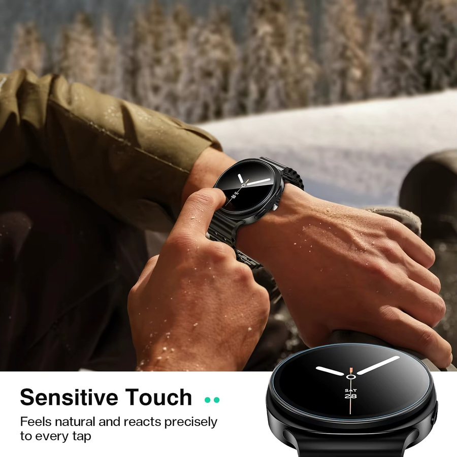 Samsung Displayschutzfolie Glas, 3 Stück, Galaxy Watch3 Watch4 Watch5 Watch6 - Bild 6