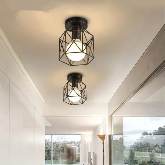 Moderne LED-Deckenleuchte von TRAZOS in Ring-Form aus Metall für Wohnzimmer, Schlafzimmer, Esszimmer oder Arbeitszimmer in Schwarz oder Weiß - Bild 1