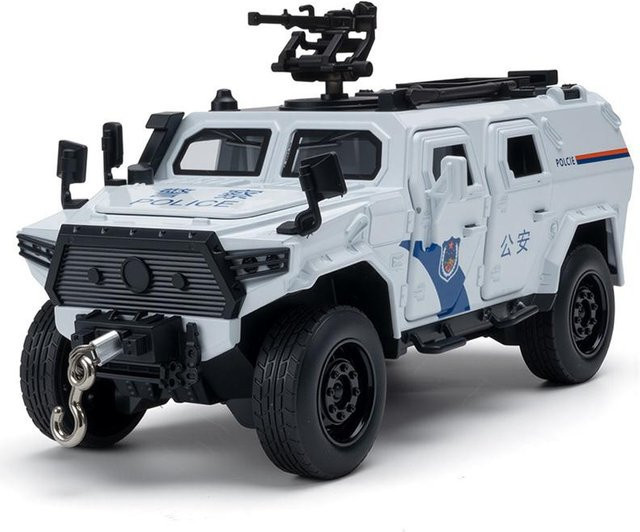 Linyi toy car Gezahnter Tiger Automodell, 1:32, Metall, mit Licht und Sound - Bild 1