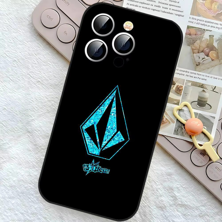 Volcom V-Logo Handyhülle in Schwarz für iPhone 11 bis iPhone 17 Modelle - Bild 4