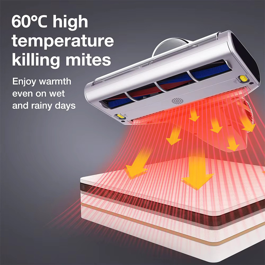 JIMMY BX7 Pro Hochleistungs-Matratzenstaubsauger mit 700W, 24,5 cm Saugbreite, patentierter Verbundrollenbürste, intelligenter Staub- und Milbenerkennung sowie Dual-Zyklon-Filtration - Bild 3