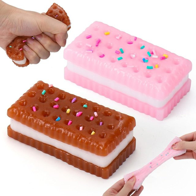 BC Pet Supplies Squishy Silikon Relief, 2-teiliges Set, pink - Bild 1