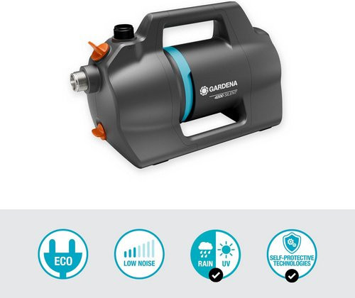 Gardena Gartenpumpe Silent mit 4200 l/h Fördermenge in Grau - Bild 2