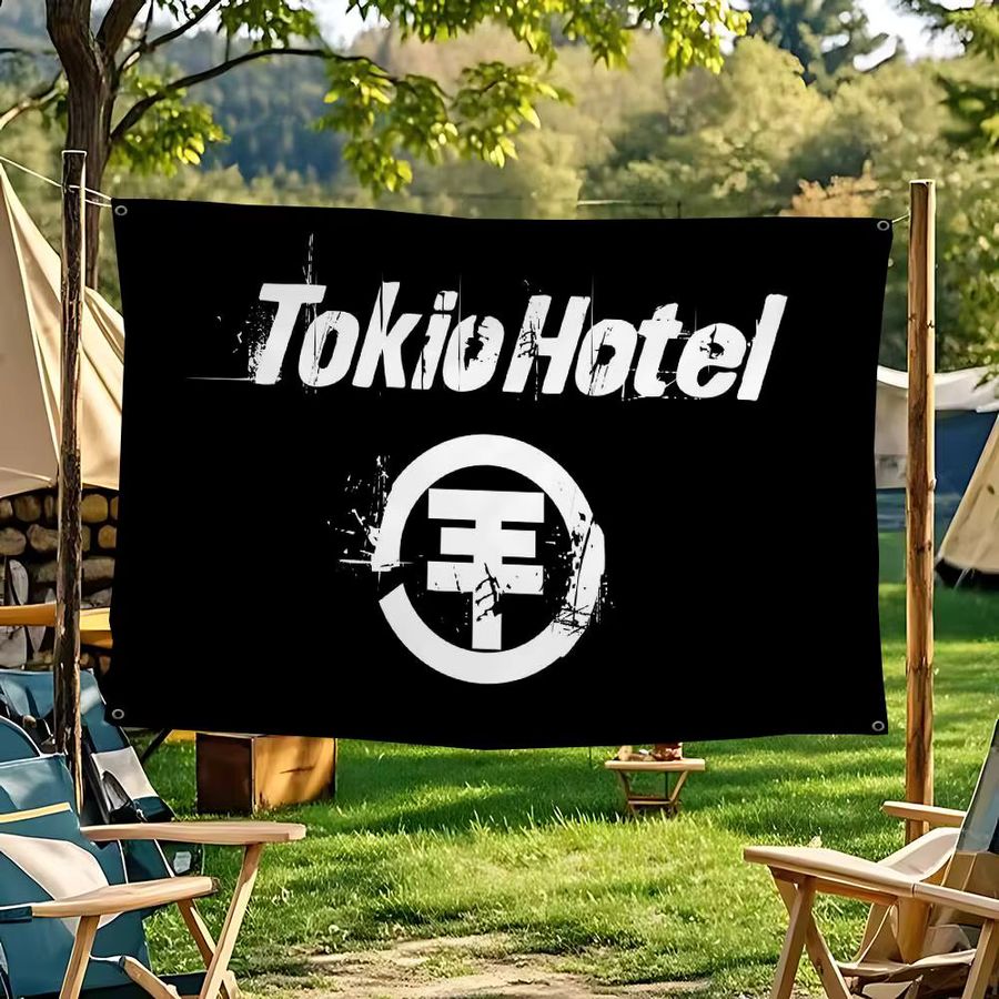 T-Tokio H-Hotel Band Cartoon Wandbehang Science Fiction Banner für dein Zimmer - Bild 6