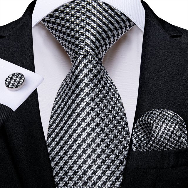 DiBanGu Krawatte Set, Plaid, Herren - Bild 1