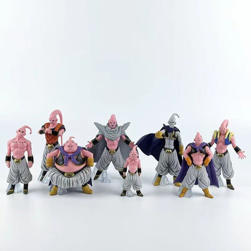 Bandai Dragon Ball Z Anime Figur Buu aus PVC als Sammlerstück und Dekoration für Kinder und Erwachsene, mehrfarbig - Bild 1