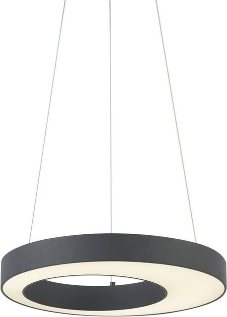 QAZQA Organici Moderne Hängelampe Schwarz mit LED, 3-stufig dimmbar, Durchmesser: 50 cm - Bild 1