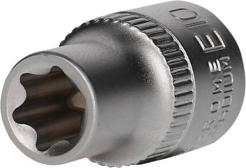 Brilliant Tools TX-E-Stecknuss E10 in 1/4 Zoll aus Chrom-Vanadium, Silber - Bild 1