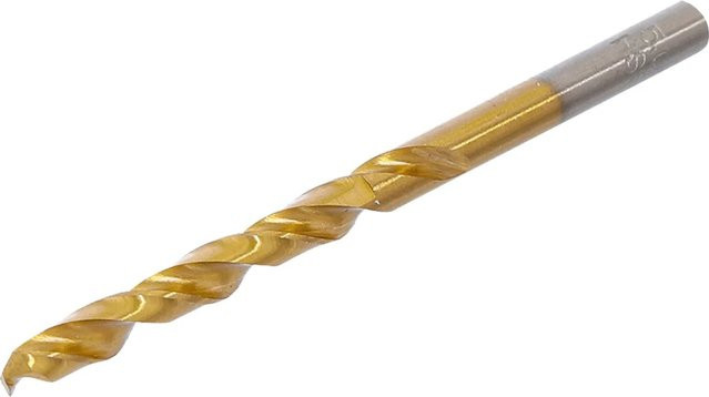 BGS Spiralbohrer HSS-G titan-nitriert in Gold, Durchmesser: 5,0 mm - Bild 2