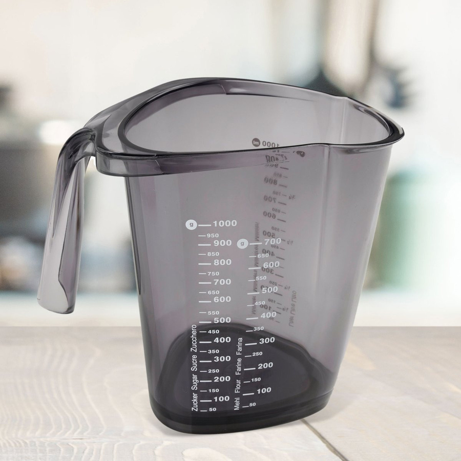 Dr. Oetker Messbecher transparent mit grauer Skala, 1 l - Bild 2