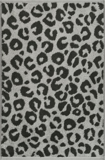 Cawö Gästetuch TWO-TONE LEO in Multicolour und Grau aus Baumwolle, Breite: 30 cm, Höhe: 50 cm - Bild 1