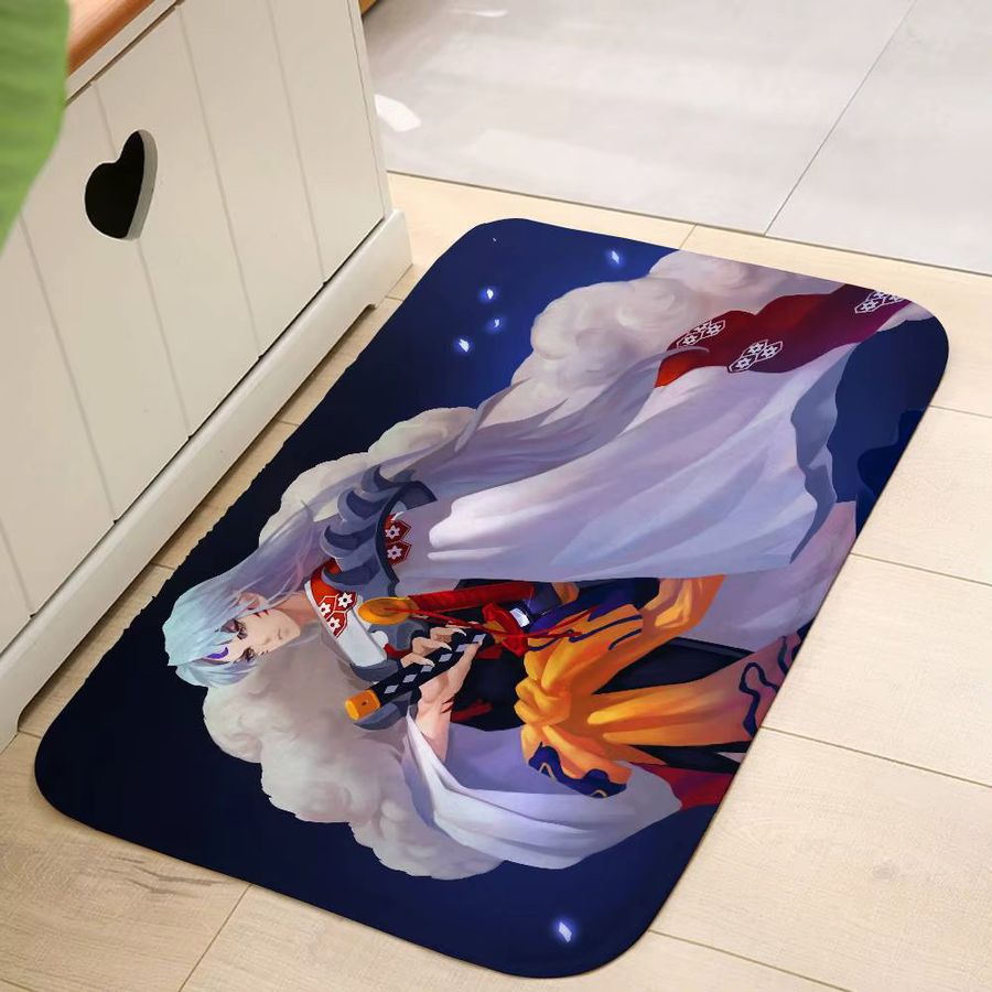 Inuyasha Anime Bodenmatte multicolor saugfähig und schmutzabweisend für Badezimmer, Küche oder Eingangsbereich - Bild 4