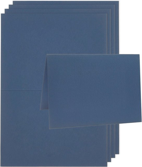 Rico Design Paper Poetry Luxury Karten A6 Marineblau - Bild 1